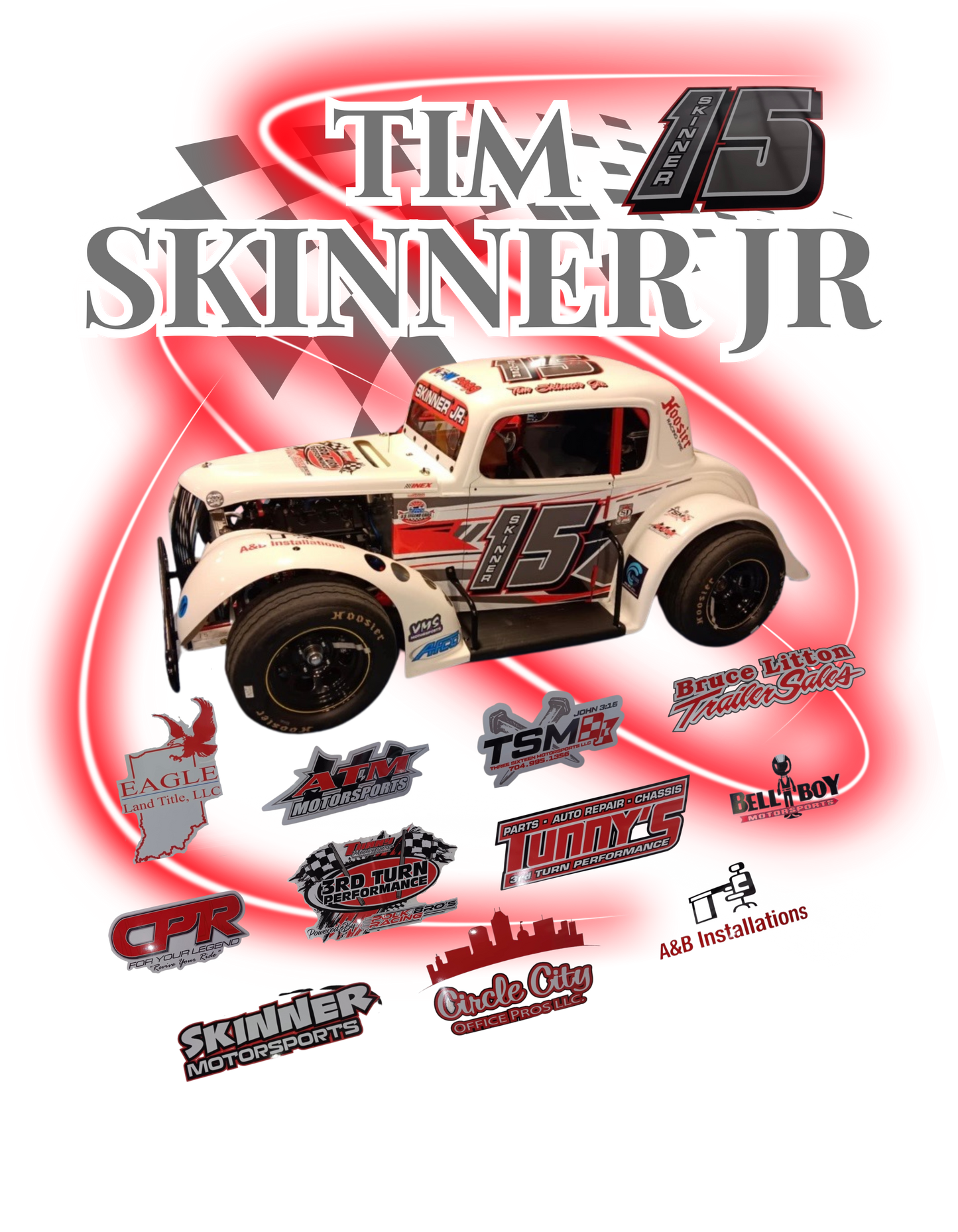 Tim Skinner Dri Fit Racing Shirts (Men's)