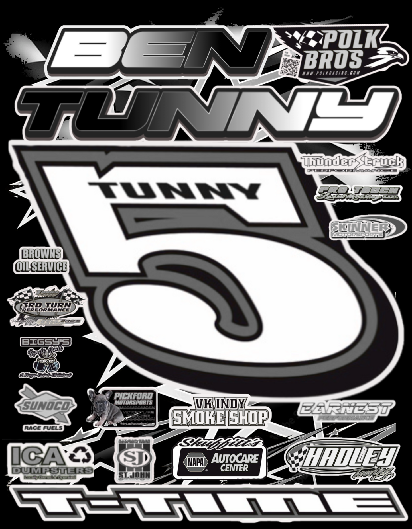 Ben Tunny 3 Hour Shirts (Adult)
