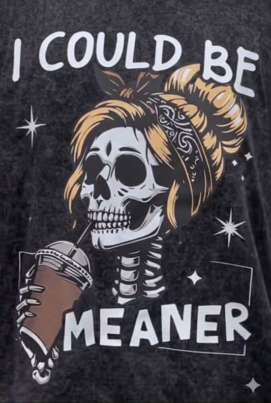 I could be meaner T shirt