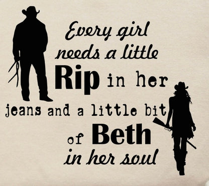Yellowstone Rip and Beth Shirt