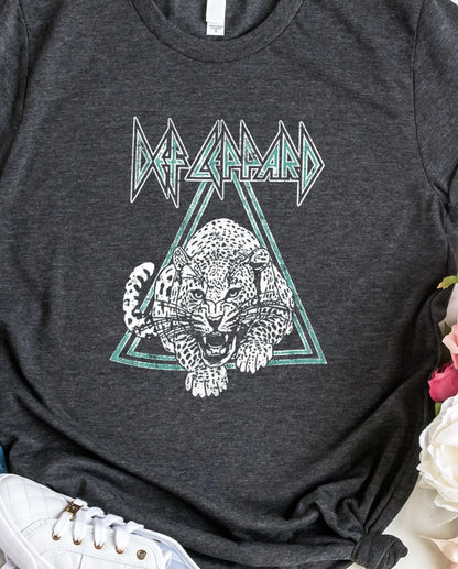 Def Leppard Teal Logo Shirt
