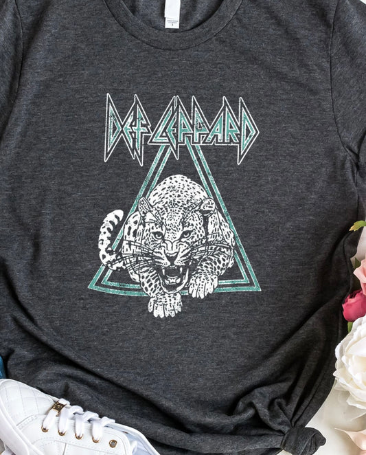 Def Leppard Teal Logo Shirt