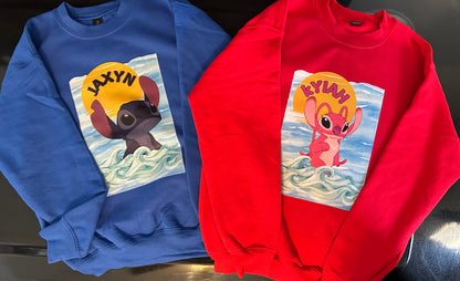 Custom Name Stitch Shirt (Youth)