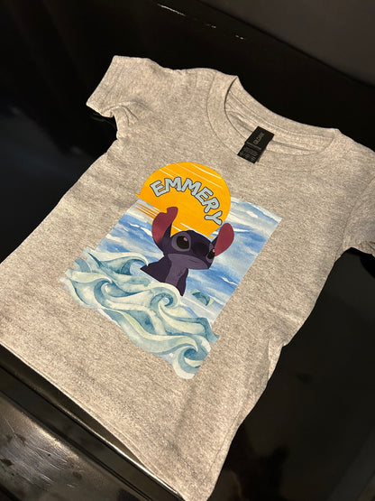 Custom Name Stitch Shirt (Youth)