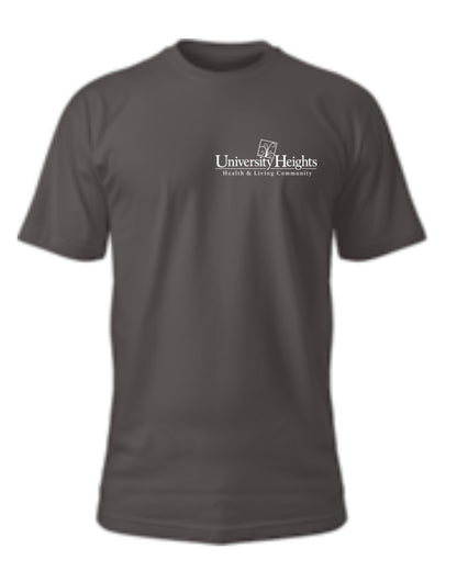 University Heights White Font Shirts