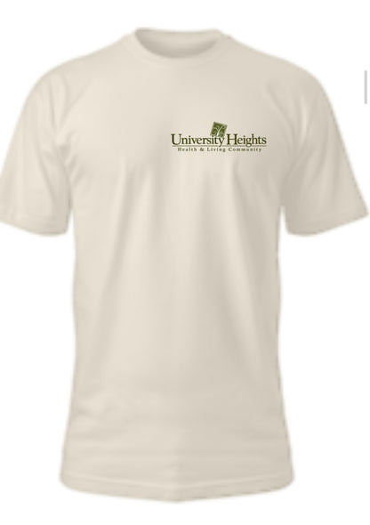 University Heights Green Font Shirts