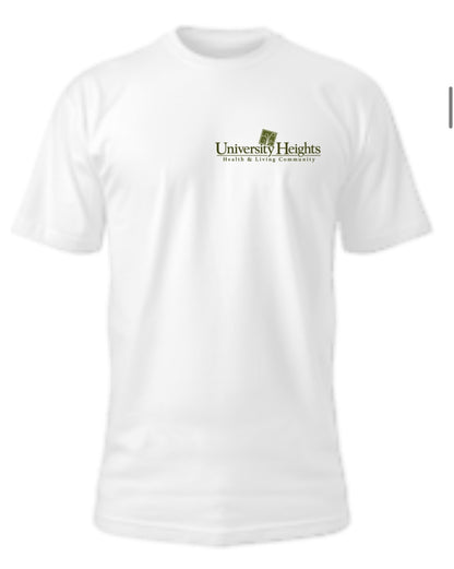 University Heights Green Font Shirts