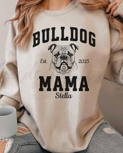 Bulldog Mama Custom Shirt