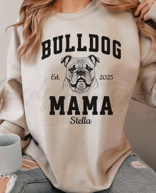 Bulldog Mama Custom Shirt