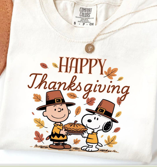 Charlie Brown and Snoopy Thanksgiving Shirt