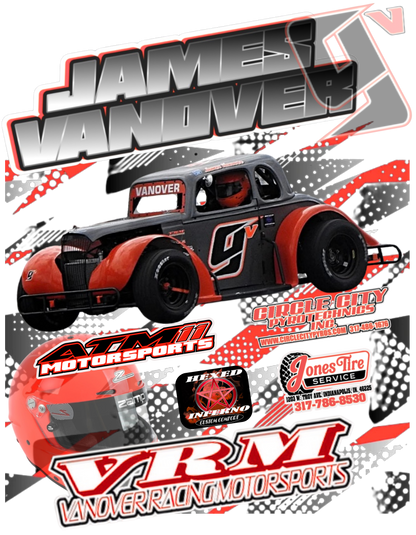 James Vanover Grey and Orange Shirts