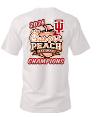 IU Peach Bowl Champion Shirts (Front and back Design)