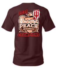 IU Peach Bowl Champion Shirts (Front and back Design)