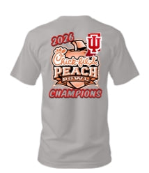 IU Peach Bowl Champion Shirts (Front and back Design)
