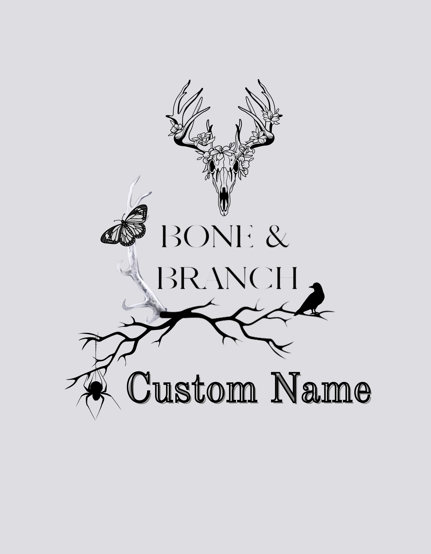 Bone and Branch Custom Name Shirts and Crewneck Sweaters